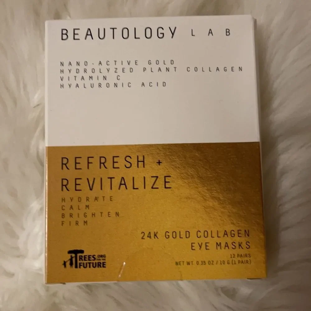 Beautology Lab 24K Gold Collagen Eye Masks 12 Pairs New in Box - Picture 4 of 10